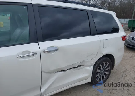 2018 Toyota Sienna Xle Premium 7 Passenger z USA, uszkodzony, nr VIN 5TDDZ3DC9JS188884